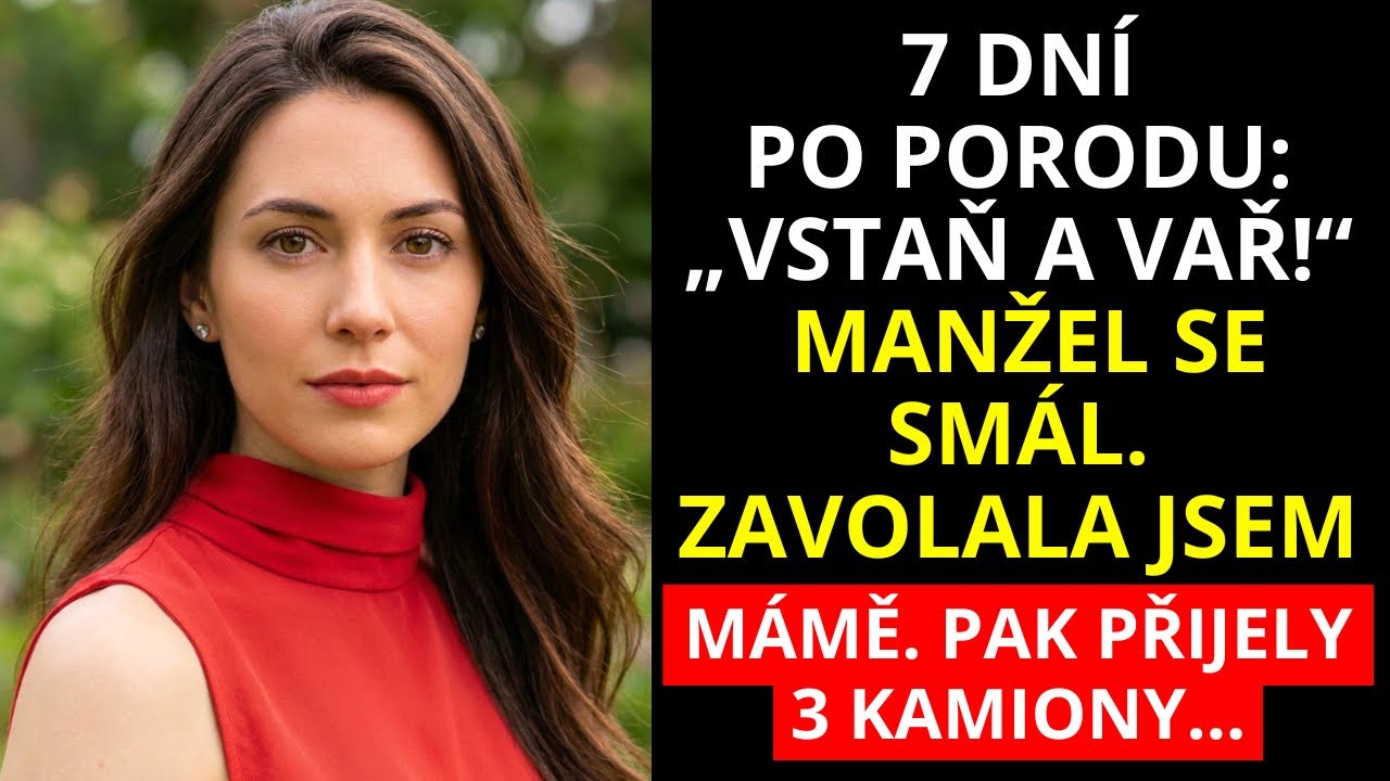 „Eliško, oběd se sám nevaří. Rodina čeká." Seděla jsem na posteli, sedm dní po porodu, s novorozenou dcerou v náručí, a nemohla uvěřit vlastním uším. Tchyně stála ve dveřích a čekala, že vstanu a...