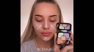 Beautiful makeup video that teaches girls makeup tricks with me @Lenkalul💕