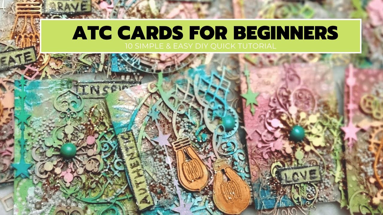 Atc Cards For Beginners Youtube