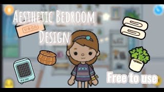 Aesthetic soft bedroom on toca boca✨🤍 screenshot 3