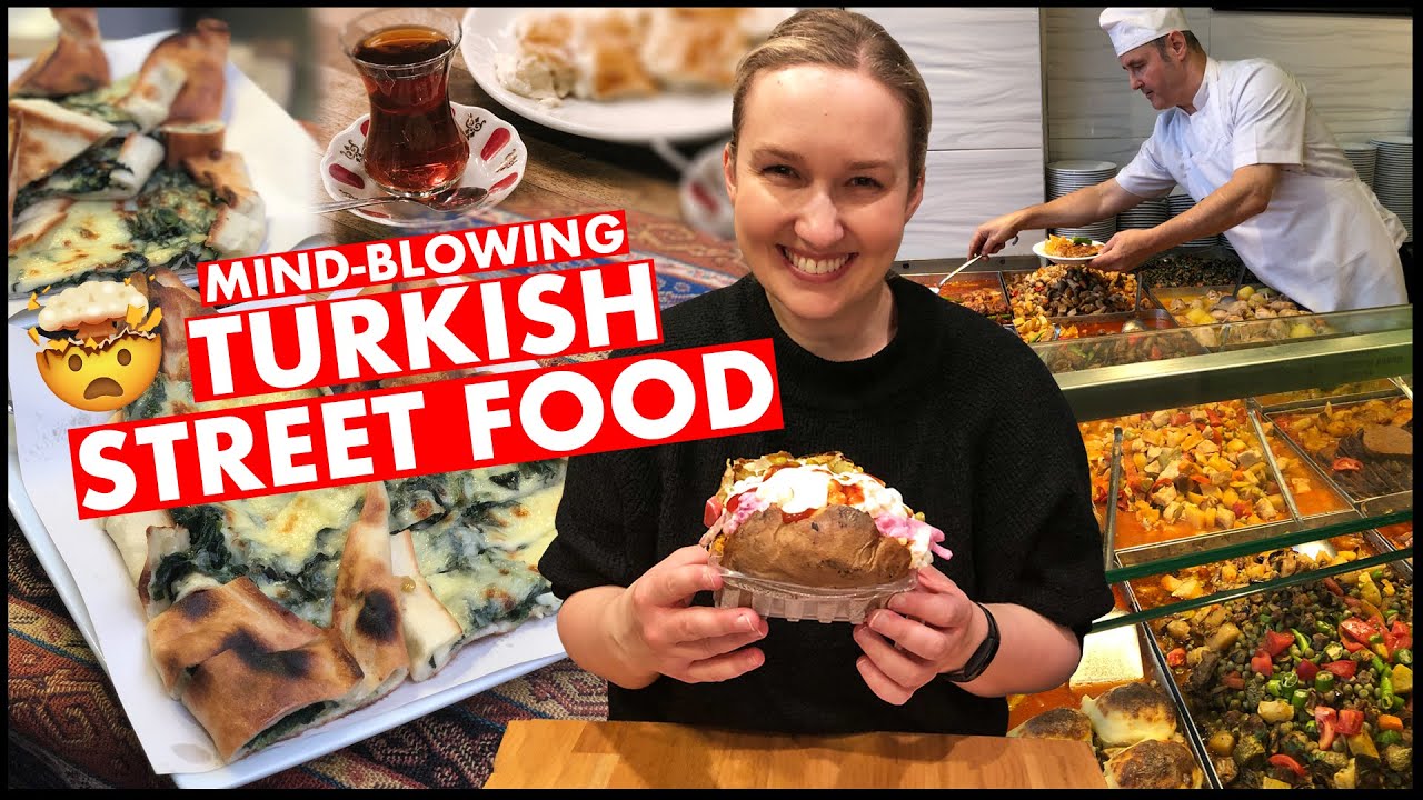 ⁣INSANELY delicious TURKISH STREET FOOD in Istanbul, Turkey