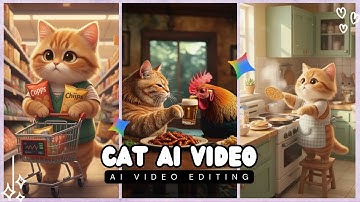 Orange cat viral AI video how to create | Cat AI video | AI cat video