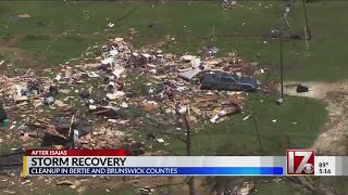Storm recovery in Bertie and Brunswick Counties