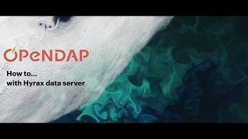 OPeNDAP: Serving HDF5/NetCDF4 data with Groups with Hyrax data server