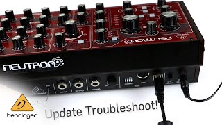 NEUTRON: Update Troubleshoot by Behringer Knowledge Base 5,537 views 4 years ago 1 minute, 14 seconds