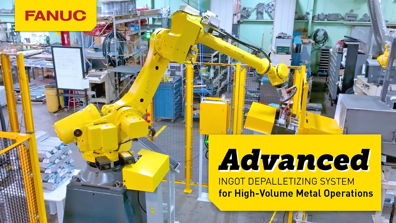 Robotic Furnace Loading – Ingot Depalletizing - YouTube