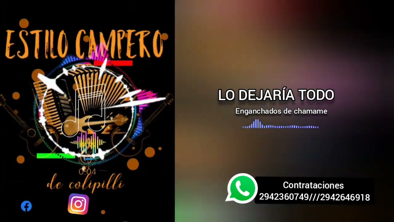 ESTILO CAMPERO DE COLIPILLI - LO DEJARÍA TODO - INGRATA  +CHAMAME