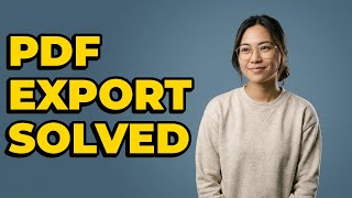 Where Is The Export Dialog For InDesign Print PDF?