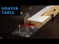 DIY Router Table in Homemade Tablesaw
