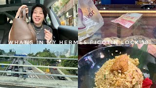 What’s in my Hermes Picotin Lock 18 and Hong Kong daily vlog 336