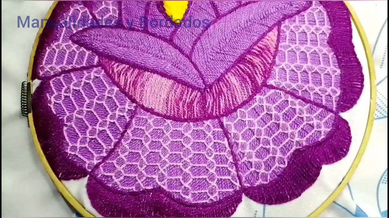 Bordado para rosa 7 - Pétalos
