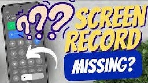 Screen Recorder Button Missing In Xiaomi Redmi Phones Solved