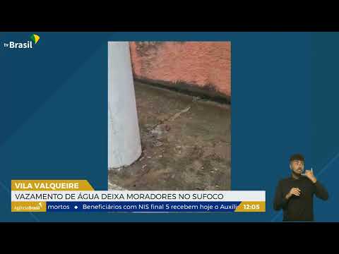 RJ|Vazamento  de água deixa moradores no sufoco