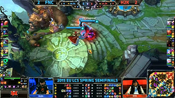 Fnatic vs H2K | LCS EU 2015 Spring Playoffs | Elődöntő | BO5 | 5. meccs