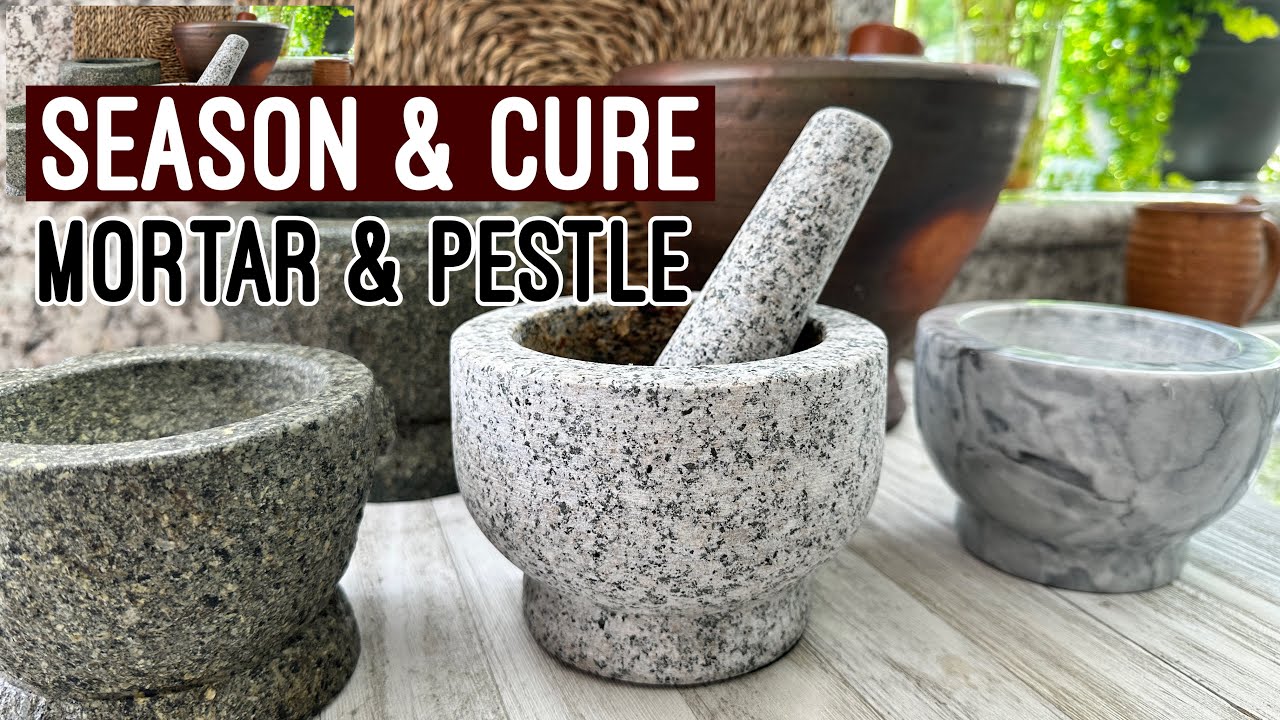 How to Season a Brand New Mortar and Pestle