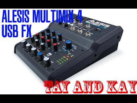 Alesis Multimix 4 USB FX USB Mixer - Unboxing and Overview