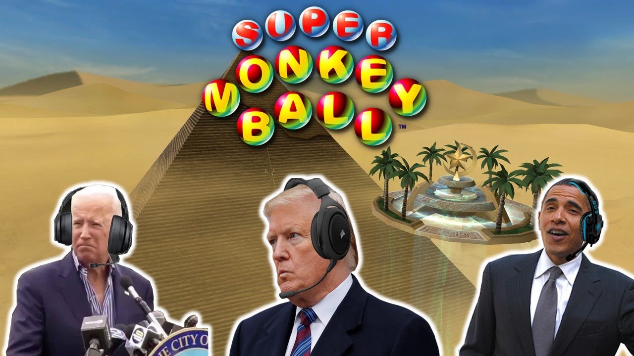 Президенты США играют в «Супер-обезьяний мяч»