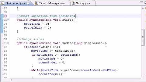 Java Game Development – 21 – Run and Movie Loop Methods