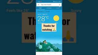 मौसम की जांच कैसे करें / how to check weather on Google screenshot 1