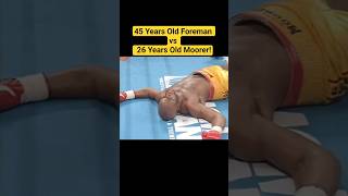 45 Years Old Foreman SHOCKS 26 Years Old Moorer! #boxing #nextfighter #ufc #wwe
