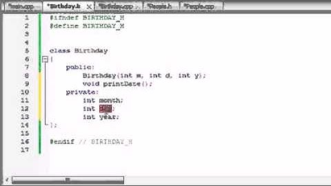 Buckys C++ Programming Tutorials   47   Composition Part 2   YouTube .