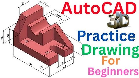 Autocad 3D Drawing IIAutocad 3D Tutorial For Beginners Il 3D Drawing @AutoCADbyNishaMathur 