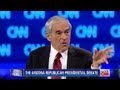 Ron Paul at CNN Arizona Debate: 'Talk of aggression toward Iran harmful'