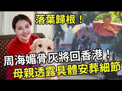 落葉歸根！周海媚骨灰將回香港！北京定居21年終歸故土，現安葬地曝光，母親透露安葬細節太心酸 #周海媚 #紅斑狼瘡 #呂良偉 #黎明 #娛記太太