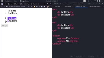 Elements Of HTML - Nested Tags