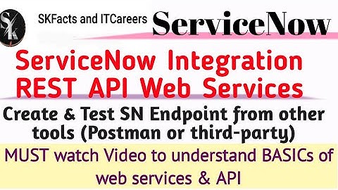 ServiceNow Integration - REST API Web Service | Create and test EndPoint #servicenow #integration