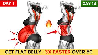 🔥Lose 2 Inches in 7 Days! 30-Min Fat Burn Workout🔥Standing Core Routine for Flat Stomach (Over 50)
