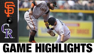 Giants vs. Rockies Highlights (9/8/21) | MLB Highlights