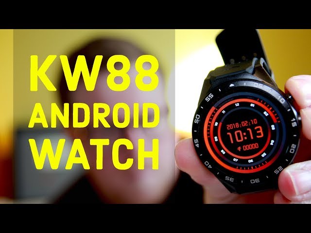 KW88 Bluetooth Smart Watch With Android 5.1 REVIEW - GPS, WiFi, Install Android Apps on your Watch!