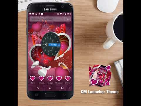 Lovely Pink Heart Theme Lovely Wallpaper