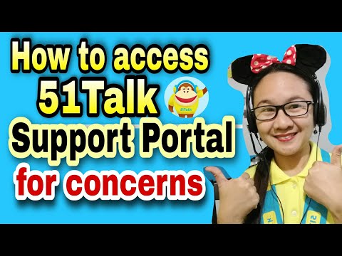 51TALK How to access SUPPORT PORTAL for concerns in MyPage