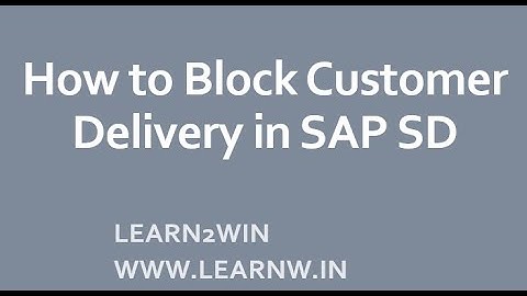 Block Customer in sap sd | sap sd tutorial for beginners | sap sd full course | sap sd module #sap