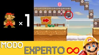 1 VIDA y Parece ser el FINAL, pero? PERO!!! - EXPERTO INFINITO (NO SKIP) T6 #4 - SMM2 - ZetaSSJ