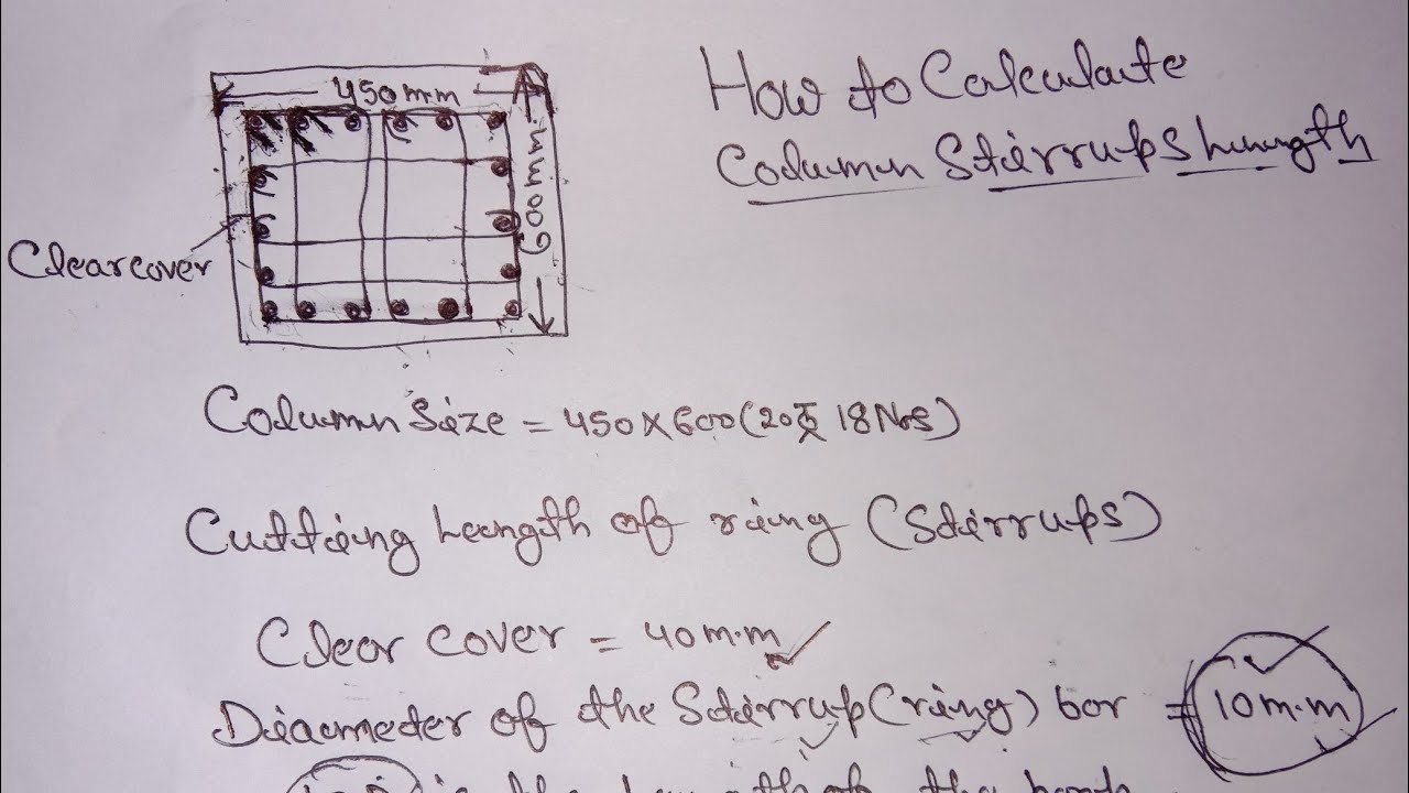 How To Calculate Cutting Length In Bar Bending Schedule? -Numerical