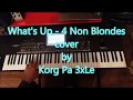 What's Up 4 Non Blondes cover Instrumental keyboard korg pa 3x Le