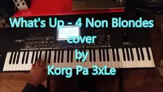 Video-Miniaturansicht von „What's Up 4 Non Blondes cover Instrumental keyboard korg pa 3x Le“