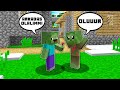 FAKİR ZOMBİ VE BEBEK ZOMBİ ARKADAŞ OLDU! 😱 - Minecraft