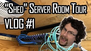 Shed Server Room! VLOG #1 - Cooling &amp; Climate Control Walk-through