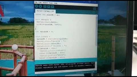 Video Program Rangkaian Sensor cahaya LDR