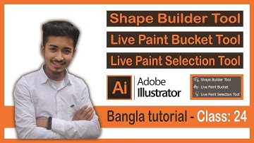 Adobe Illustrator CC Bangla Tutorial 2022 || Shape  Builder Tool || #adobeillustratortutorial
