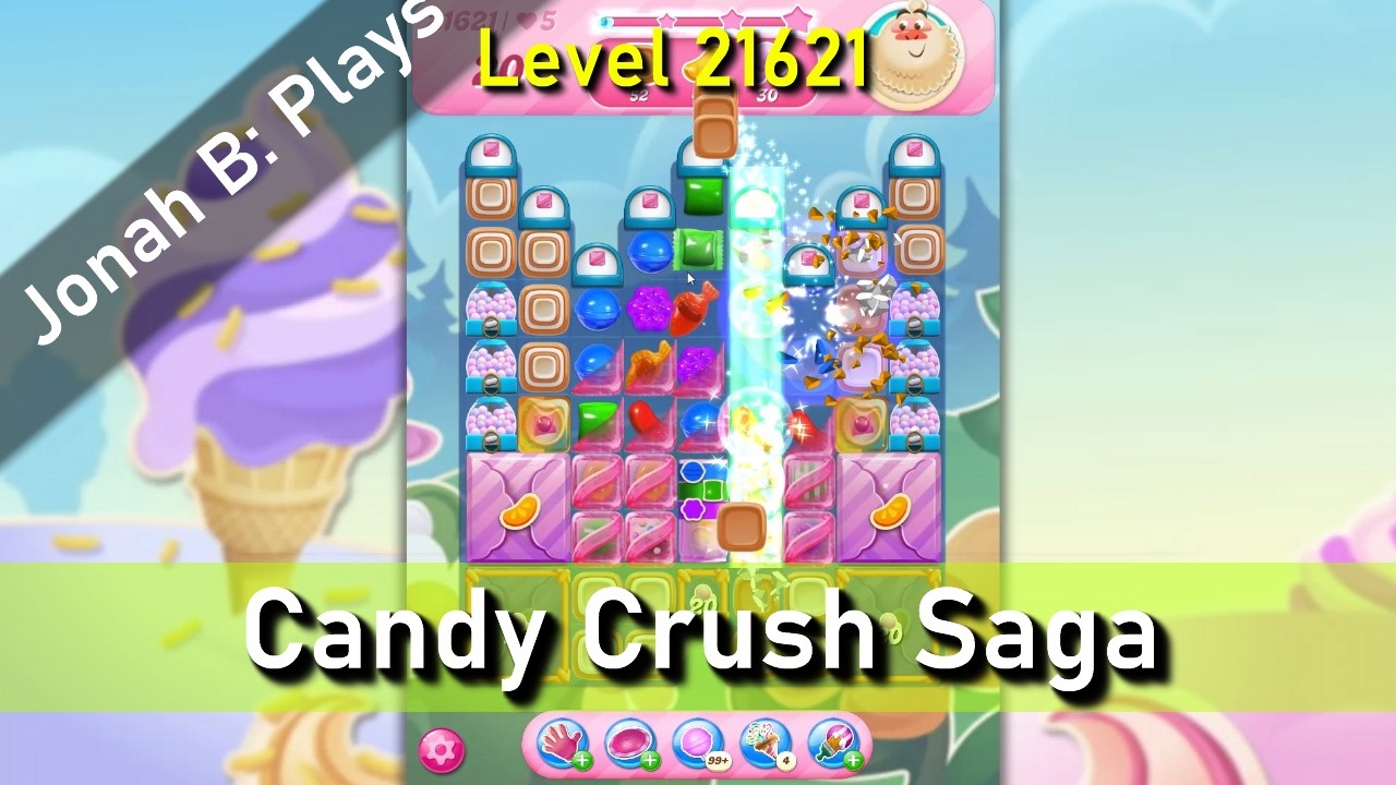 Candy Crush Saga Level 21621 - YouTube