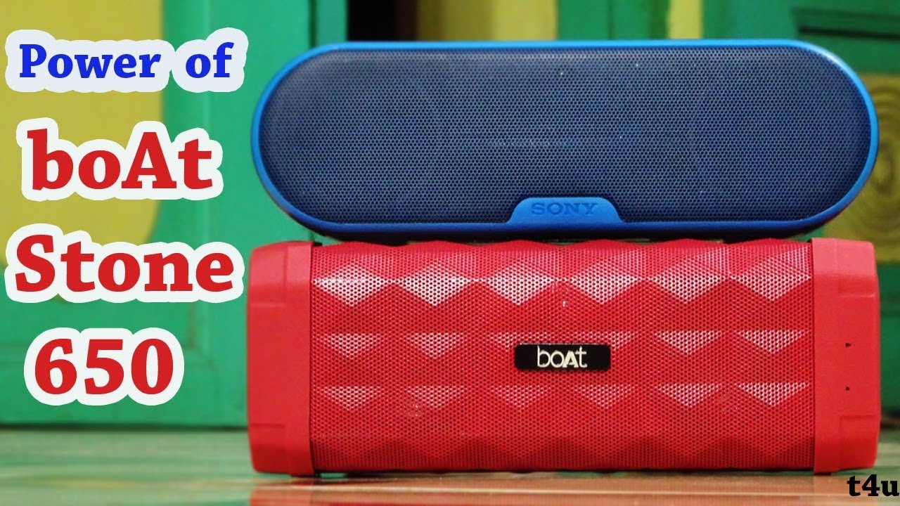 boAt Stone 650 Sound Test With Sony - YouTube