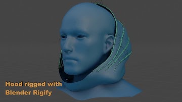 Hood Rigged With Blender