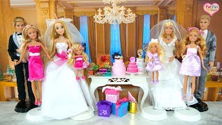 Barbie doll Wedding Family Playset Barbie-Puppe Hochzeit Set Boneka Barbie pernikahan Barbie doll Wedding Family Playset Barbie-Puppe Hochzeit Set Boneka Barbie pernikahan