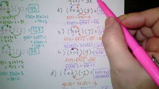 College Algebra 6.1 notes (part 1): Composite Functions