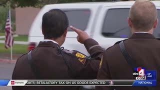 Community pays respects to two fallen Tremonton officers at public viewing